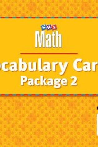 Cover of Number Worlds, Vocabulary Card Package II