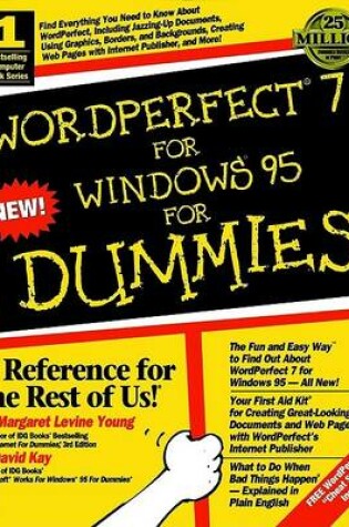 Cover of WordPerfect for Windows '95 For Dummies