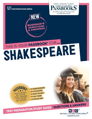 Book cover for Shakespeare (Q-107)