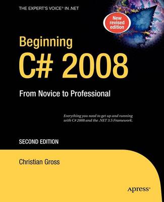 Book cover for Beginning C# 2008