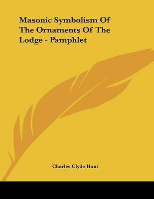 Book cover for Masonic Symbolism of the Ornaments of the Lodge - Pamphlet
