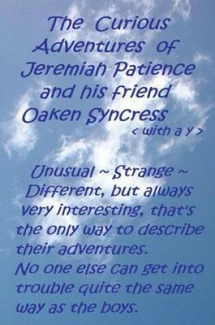 Cover of The Curious Adventures of Jeremiah Patience and his friend Oaken Syncress (with a y)