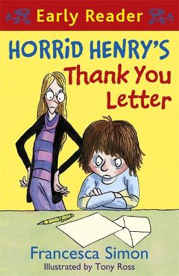 Book cover for Horrid Henry's Thank You Letter
