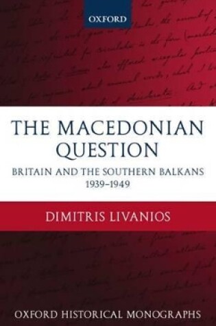 Cover of The Macedonian Question