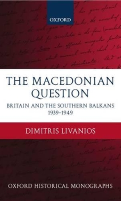 Book cover for The Macedonian Question