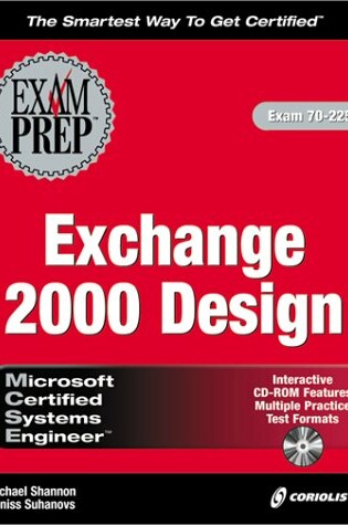 Cover of MCSE Exchange 2000 Design Exam Prep