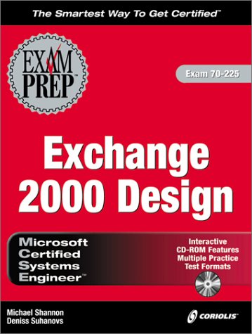 Book cover for MCSE Exchange 2000 Design Exam Prep