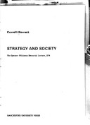 Book cover for Strategy and Society