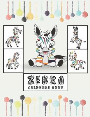 Cover of Zebra Coloring Book