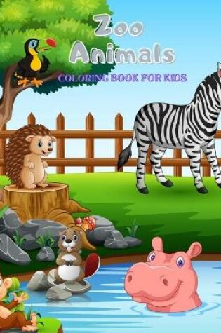 Cover of Zoo Animals - Coloring Book