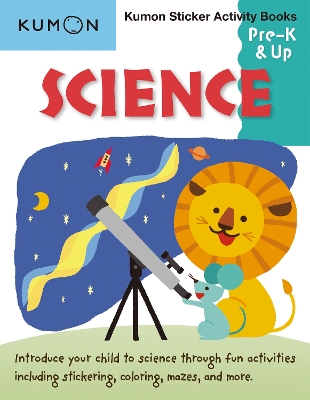 Book cover for Science Pre K & Up: Sticker Activity Book