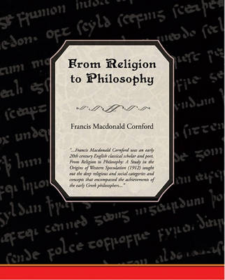 Book cover for From Religion to Philosophy (eBook)