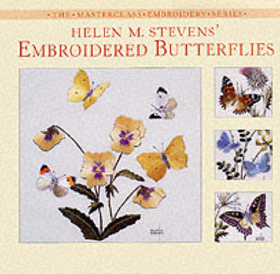 Book cover for Helen M. Stevens' Embroidered Butterflies