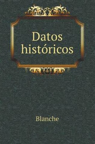 Cover of Datos históricos