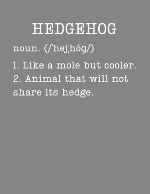 Book cover for Hedgehog