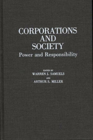 Cover of Corporations and Society