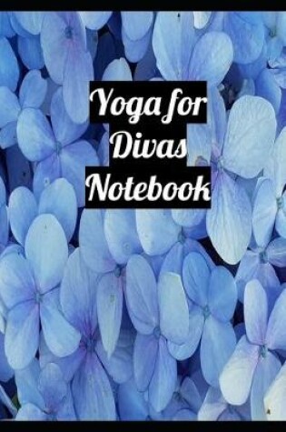 Cover of Yoga Anatomy Notebook Floral blue Cover