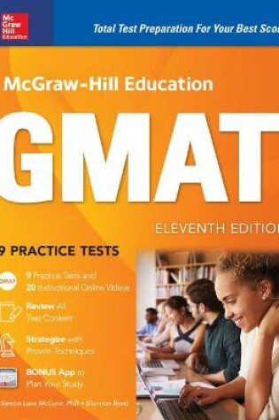 Cover of McGraw-Hill Education Gmat, Eleventh Edition