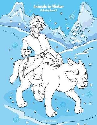 Cover of Animals in Winter Coloring Book 2