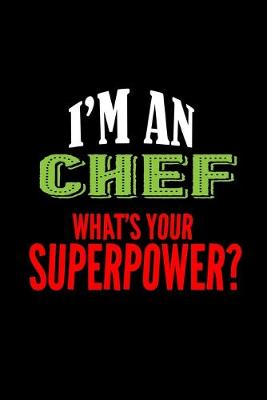 Book cover for I'm a chef. What's your superpower?