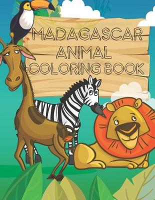 Book cover for Madagascar Animal Coloring Book