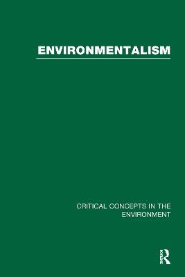 Book cover for Environmentalism