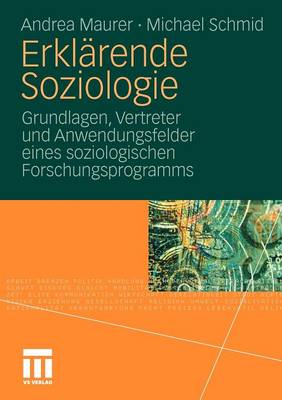Book cover for Erklärende Soziologie