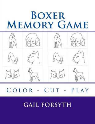 Book cover for Boxer Memory Game