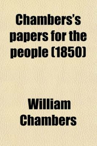 Cover of Chambers's Papers for the People Volume 1