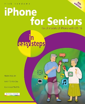 Cover of iPhone for Seniors in easy steps