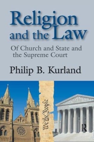 Cover of Religion and the Law