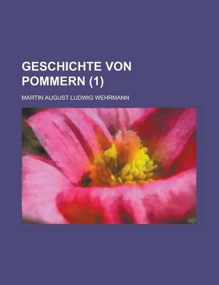 Book cover for Geschichte Von Pommern (1)