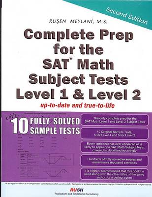 Cover of Complete Prep for the SAT Math Subject Tests