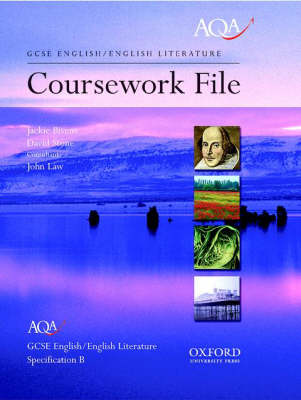 Book cover for AQA English GCSE Specification B Coursework File