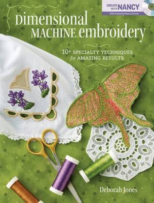 Book cover for Dimensional Machine Embroidery