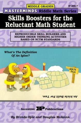 Cover of Masterminds Riddle Math for Middle Grades: Skills Boosters for the Reluctant Math Student