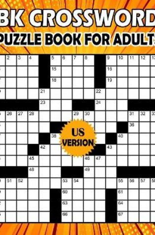 Cover of BK Crossword puzzle book for adults