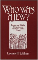 Book cover for Who Was a Jew?