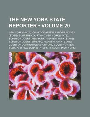 Book cover for The New York State Reporter (Volume 20)