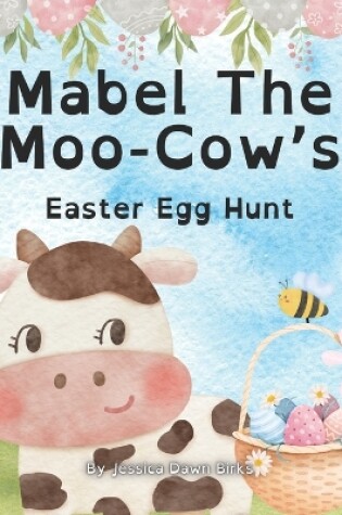 Cover of MABEL THE MOO-COW'S EASTER EGG HUNT - Counting rhyming book for children about farm animals.