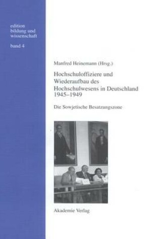 Cover of Hochschuloffiziere & Der Wiederaufbau