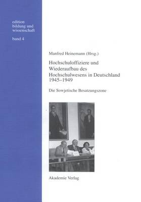 Book cover for Hochschuloffiziere & Der Wiederaufbau