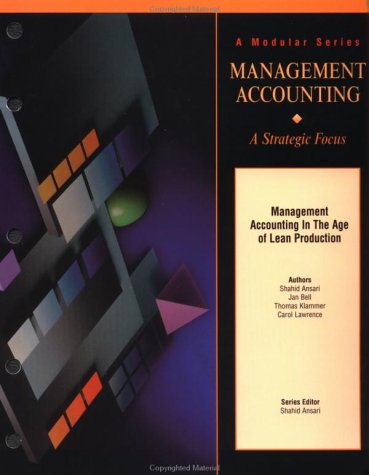 Book cover for Management Accounting in the Age of Lean Production