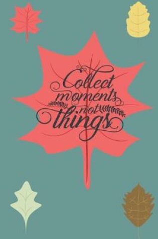 Cover of Collect Moments Not Things