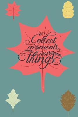 Book cover for Collect Moments Not Things