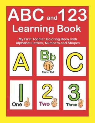 Book cover for ABC and 123 Learning Book