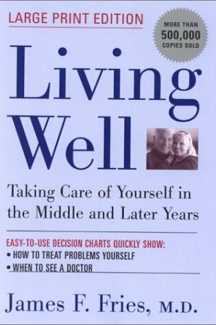 Cover of Living Well Large Print