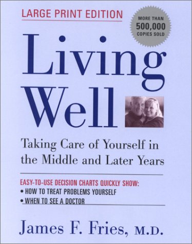 Book cover for Living Well Large Print