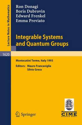 Book cover for Integrable Systems and Quantum Groups