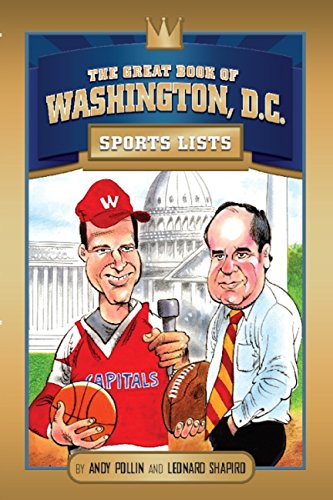 Book cover for The Great Book of Washington DC Sports Lists